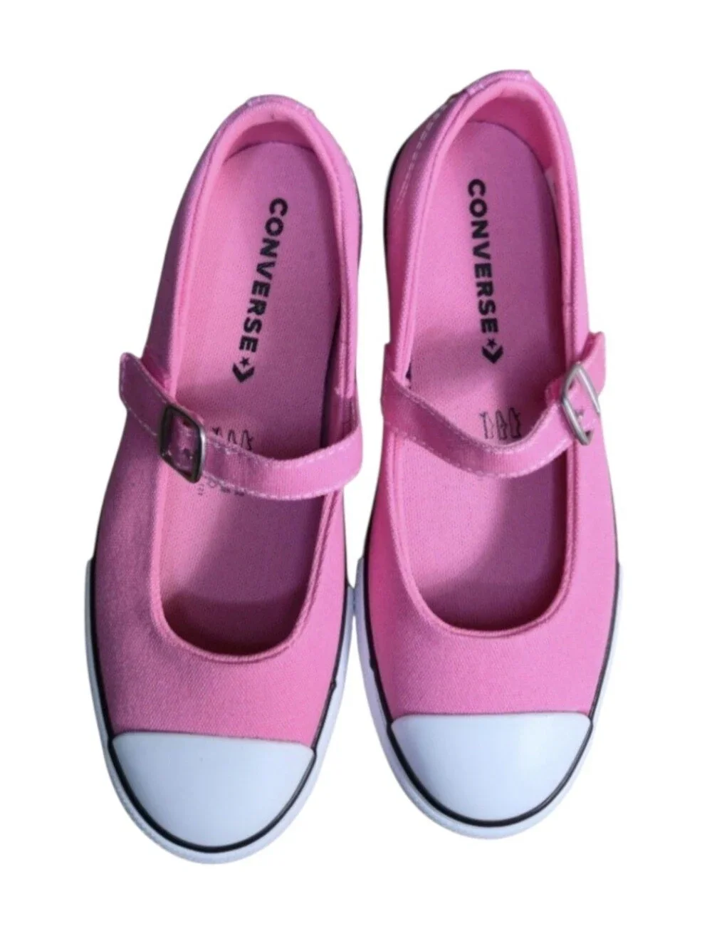 Chuck Taylor All Star Dainty Maryjane in Pink, White, Size 2 Girls New!!
